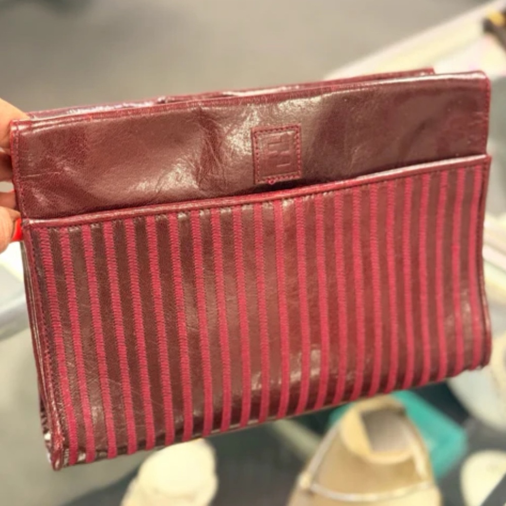 Fendi Vintage Small Clutch/Crossbody Designer Bag